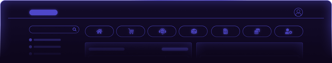 Menu Painel de Revenda